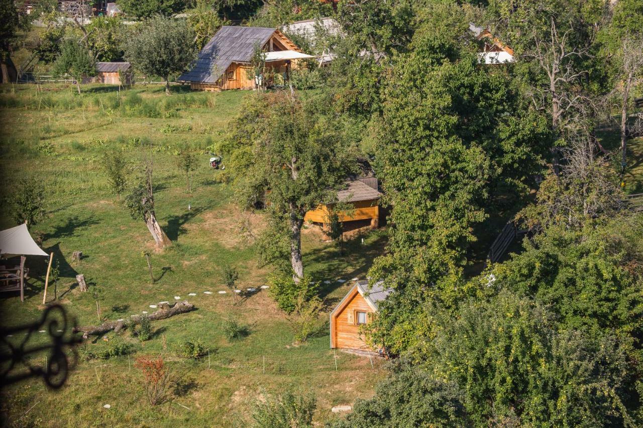 Glamping Organic Farm Slibar Villa Trzic Exterior photo