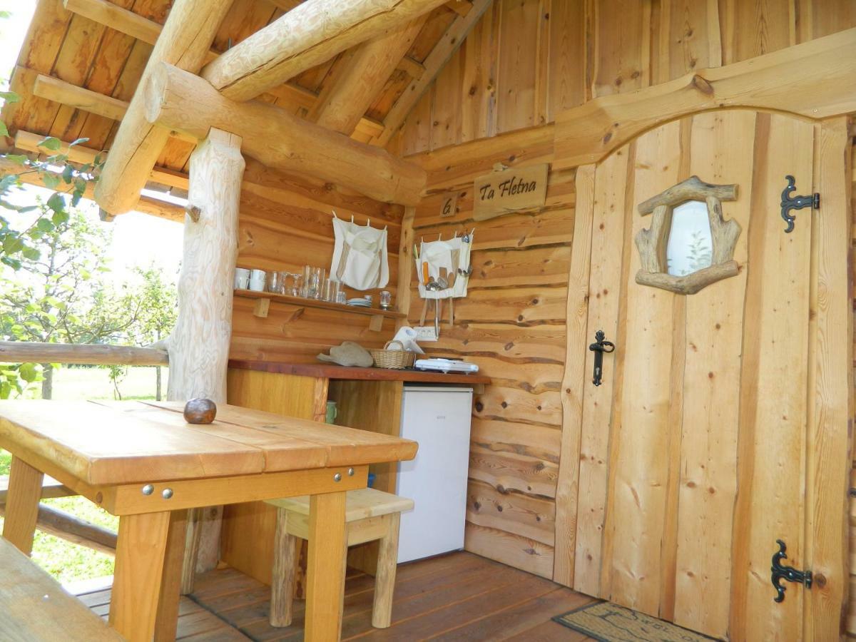 Glamping Organic Farm Slibar Villa Trzic Exterior photo